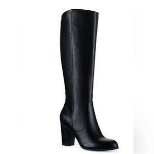 Style & Co. Black Boots Wide Calf Sz 7  NWT